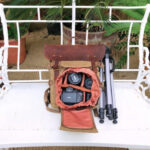 CASEY Genuine Leather and Canvas Camera Backpack + Insert Bag photo review